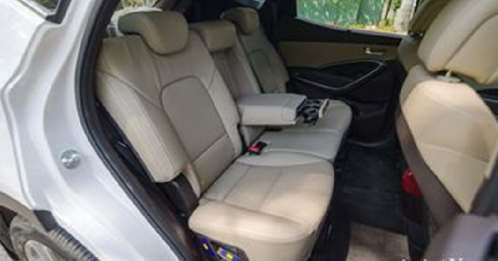 Hyundai Santafe 2018 ghế ngồi