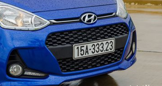 Hyundai i10 2018 màu xanh dương