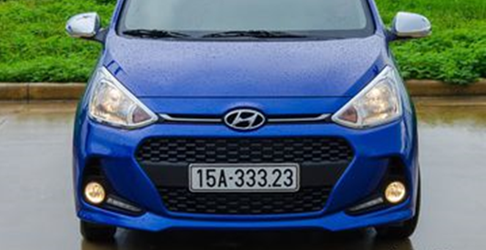 Hyundai i10 2018 màu xanh dương